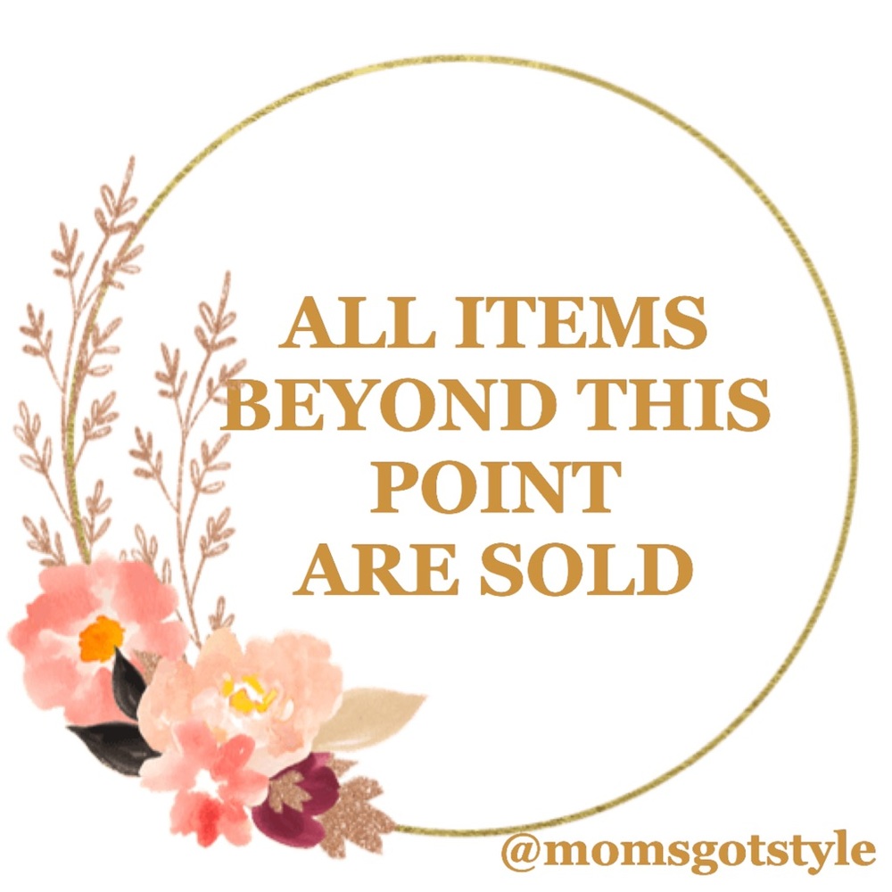 All Items Beyond This Point Are Sold